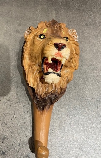 ライオン壁飾り キーホルダ (わんさん) 氏家のインテリア雑貨/小物