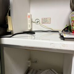 食器棚、レンジ台 （白）の画像