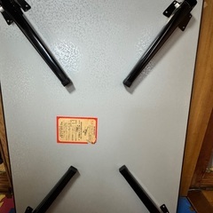 折りたたみテーブル ブラック①の画像