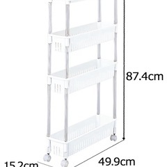 【キッチンワゴン】　すきま収納におすすめです！の画像