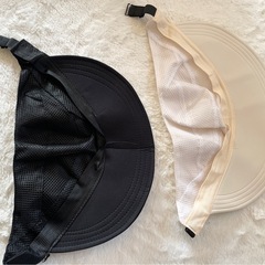 新品　未使用　帽子　セット　レディース　ポニーテール　一つ縛り用　ゴルフ　レジャー　公園　簡易帽子　軽量　コンパクトの画像