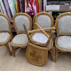 定価2万円以上　800円から千円　ラタン　椅子　チェア　イス　ホテル椅子　ロッキングチェア　オットマン　ダイニングテーブル　の画像