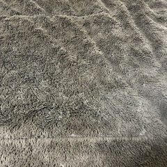 ラグ毛布ブラウン系の画像