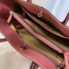 【新品未使用／上質牛ヌメ革】A4対応 レザートートバッグ、名古屋の百貨店にて購入の画像