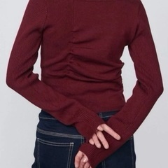 新品  ♡  EMODA エモダ  ♡  チョーカーギャザーフィットニットの画像