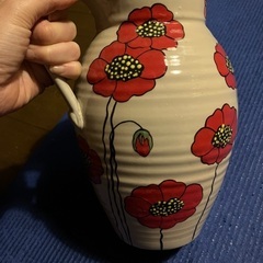 可愛い❤️花柄❤️　ポピー　花瓶　の画像