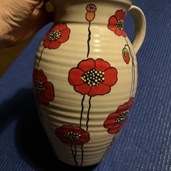 可愛い❤️花柄❤️　ポピー　花瓶　の画像