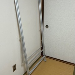 無印 アルミハンガーラックの画像