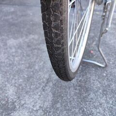 歳末処分価格！ 綺麗です。防犯登録致します。ステンレス・オートライト24インチ自転車の画像