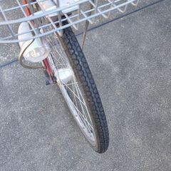 歳末処分価格！ 綺麗です。防犯登録致します。ステンレス・オートライト24インチ自転車の画像