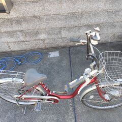 歳末処分価格！ 綺麗です。防犯登録致します。ステンレス・オートライト24インチ自転車の画像