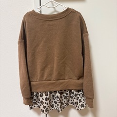 新品、冬用裏トレーナー110cmの画像