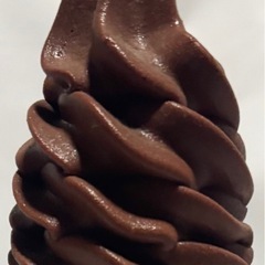 ソフトクリーム食品サンプル　スタンド付き　チョコレート 喫茶店　昭和レトロ　おままごと　コレクション　インテリアの画像