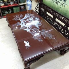 数十万円のお品が1万円ポッキリ　衝立　パーティション　螺鈿　象嵌　縁起物　パーティション　の画像