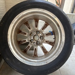 215/55R17 トヨタ純正アルミ 夏タイヤ 4本セットの画像