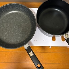 
フライパン＆片手鍋セット（フタ付き）🍳の画像