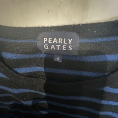【PEARLY GATES】ボーダーセーター　パーリーゲイツの画像