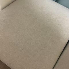 【至急お譲りしたいです】２人がけソファ　オットマン付きの画像