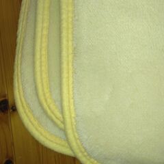 毛布　イエローの画像