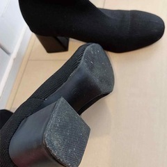 ブラックのブーツです。の画像