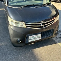 総額16.5万円★ナビ★両Ｐスラ★スマキー★Ｐスタート★AAC★平成24年式 日産ルークス ハイウェイスターターボ(ML21S)12.5万キロ 車検令和9年12月ブラックの画像