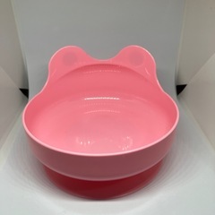 IKEA 子供用　吸盤付き　
ボウル　食器　カエル　　　ピンクの画像