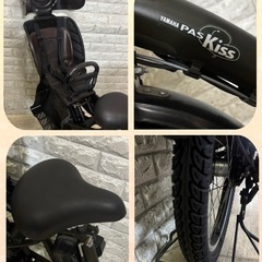 🌸高年式🌸バッテリー最高レベル容量🌸電動自転車　ヤマハ　パスキス　🌈カーキー20の画像