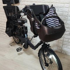美品🌈大容量8🌸室内保管🌼パナソニック ギュット　🌼子供乗せ電動自転車bk20の画像
