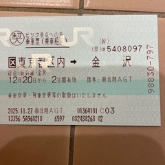 新幹線チケットの画像