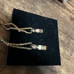 ディズニーペアネックレスの画像