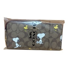 新品　コーチ　財布　スヌーピー　コラボの画像