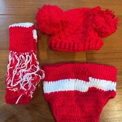 美品　赤ちゃん　着ぐるみ　クマ？　ニットの画像