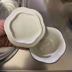 陶器 蓋付き小鉢 5個セットの画像