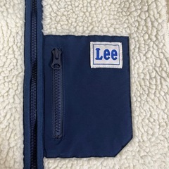 Lee フリース　ボア　ジャケット アイボリー　140㎝の画像