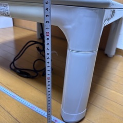 こたつ 炬燵 山善 YAMAZEN   HFL-755H-LH [約75×75cm /正方形] 年式2018年 テーブルリバーシブル 脚は折りたたみ可能の画像