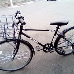 26インチ　黒　変速の画像
