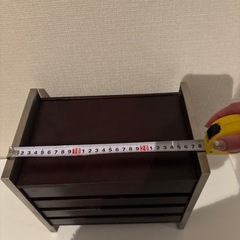 レイジースーザン 木製ジュエリーボックス ミラー付 大容量の画像