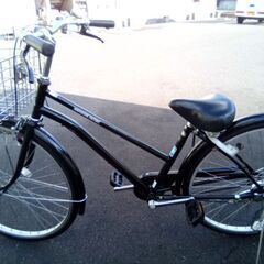 26インチ　黒　LEDライト　カゴ大♪の画像