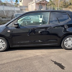 フォルクスワーゲン up! 　move up!　 ETC/衝突被害軽減ブレーキ/禁煙車/天張り垂れ無し/キーレス/ローダウン/純正オーディオ/CD/MTモード/シートリフター/レベライザー/純正ホイールキャップ/ASGの画像