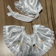 【美品】お宮参りスタイと帽子の画像