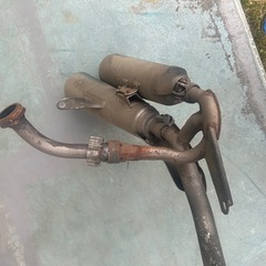 バイクマフラーあげますの画像