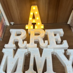 アルファベットライト　イルミネーション　　インテリア
の画像