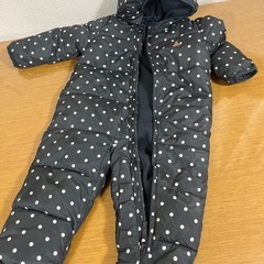 babyGAP 80cm ドット柄 ジャンプスーツ スノーウェア カバーオールの画像