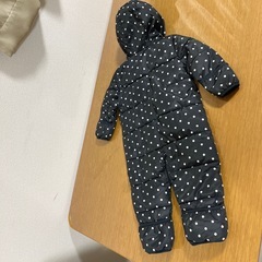 babyGAP 80cm ドット柄 ジャンプスーツ スノーウェア カバーオールの画像