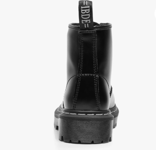 厚底 ブーツ 6ホール BOOTS ワークブーツ レディース ホワイトステッチ