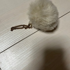 ファー　ポンポン　キーホルダー　キーチェーンの画像