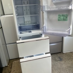 三菱 3ドア冷蔵庫.272L.自動製氷.2019年型.10キロ内配達無料、の画像