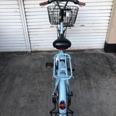 【京都発】京の楽チャリ　電動アシスト自転車　アミ　Ami 水色　ヤマハの画像