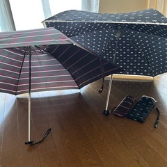 折りたたみ傘　2本の画像