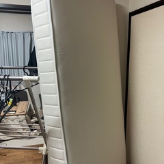 シングルベッド　マットレス付きの画像